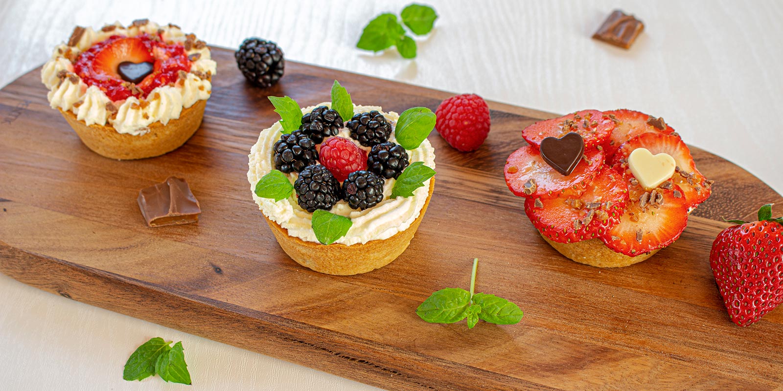 Vaniljaiset marja-suklaaleivokset