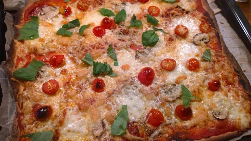 Vappu Pimiän pizza