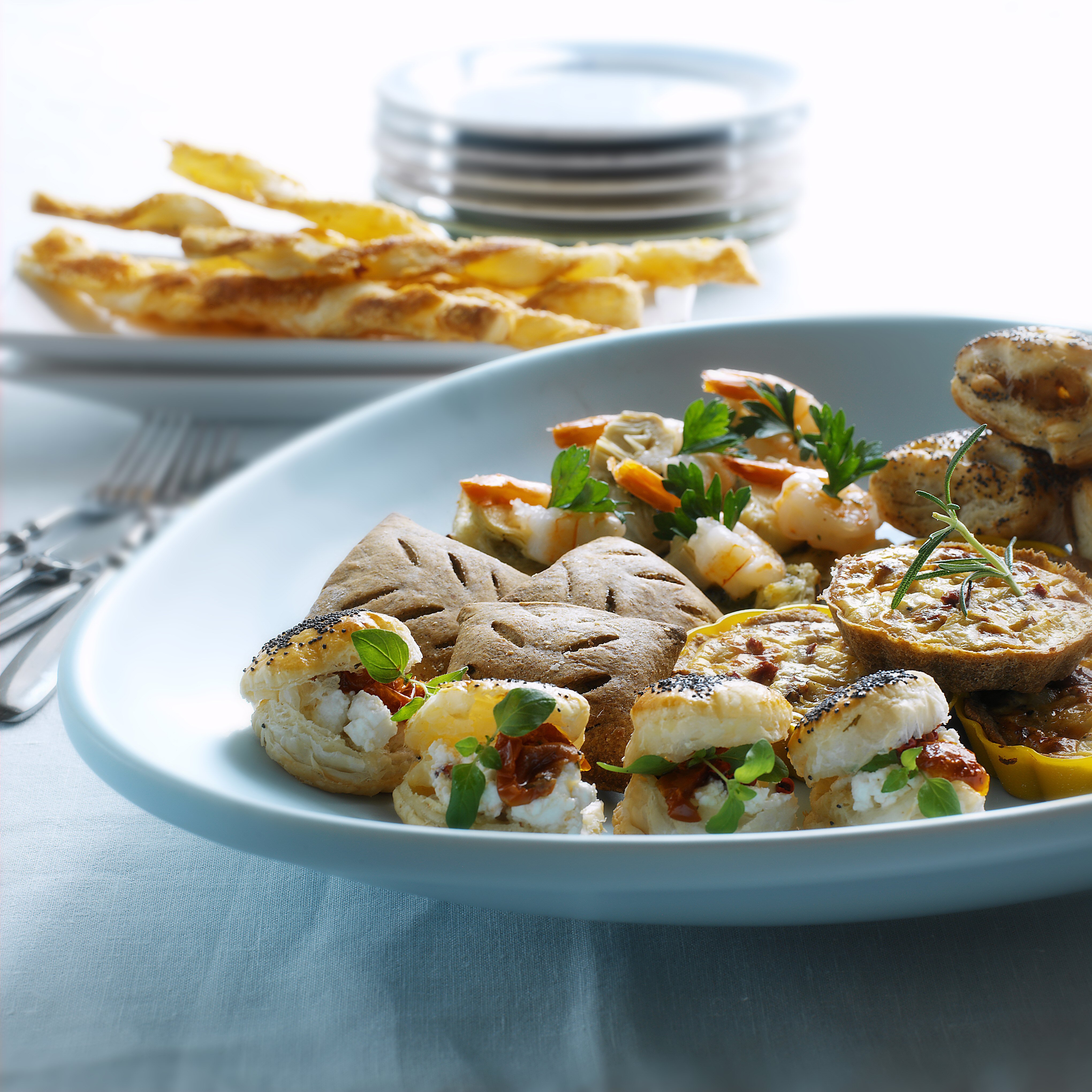 Cocktailpalat: Pesto-juustosydämet