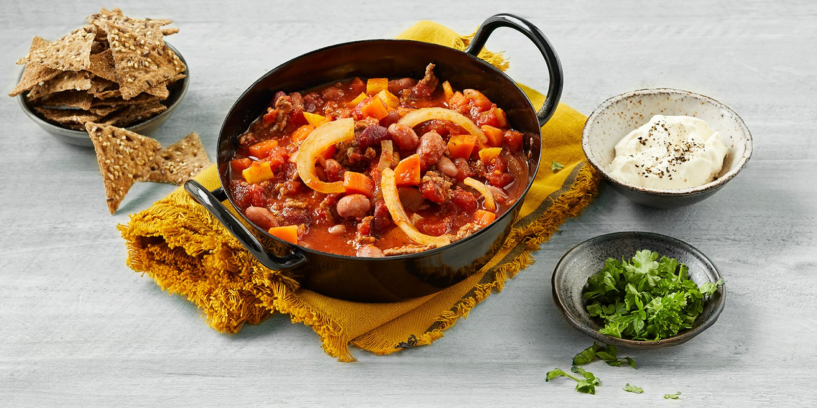 meksikolainen papu-tomaattisalsa