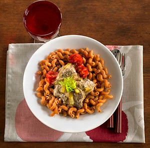 Pippuripasta & pippurihärkäkastike