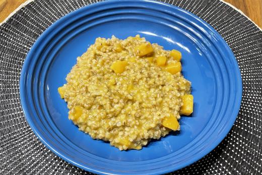 Myskikurpitsaohrarisotto – Orzotto alla Zucca