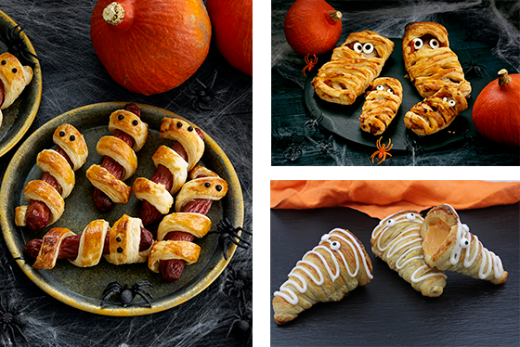 Suolaiset halloweenleivonnaiset