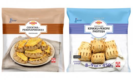 Cocktail-perunapiirakka ja Kinkku-pekonipasteija