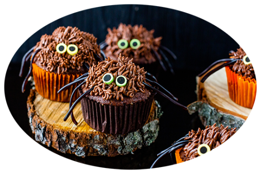 Halloween muffinssit