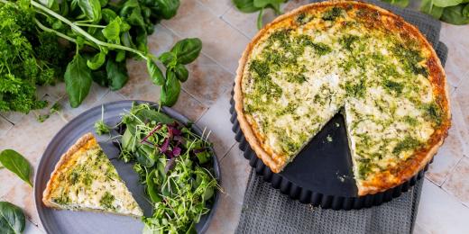 Feta-pinaattipiirakka