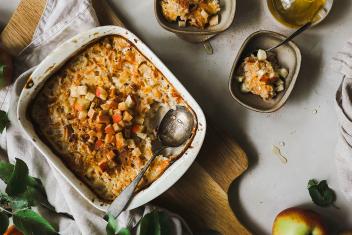 Omenainen riisiuunipuuro