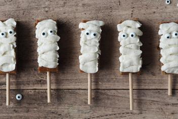 Annan vehnättömät tattarimuumiot halloweeniin