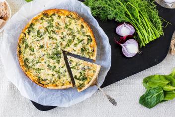 Helppo pinaatti-tonnikalapiirakka