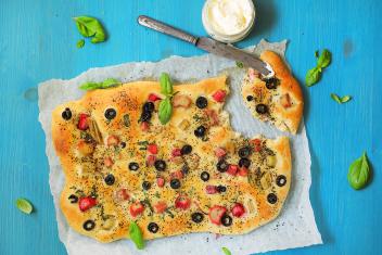 Raparperi-foccaccia