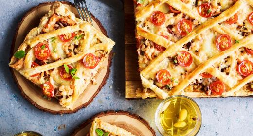 Pellillinen lohipiirakkaa