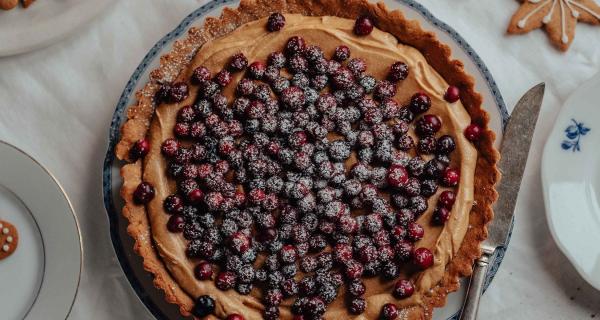 Piparoffee eli piparkakku-kinuskipiirakka