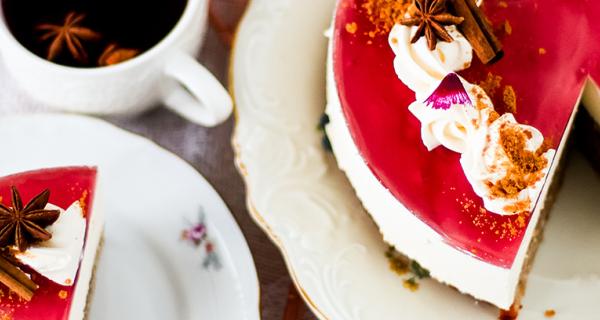 Jouluinen juustokakku