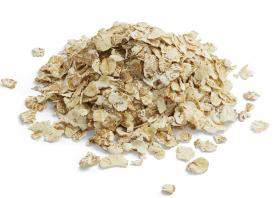 Sekoitus ruis-, vehnä-, kaura- ja ohrahiutaleita