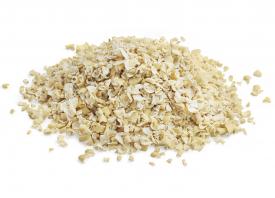 Kauranytimestä rouhimalla erotettu lese