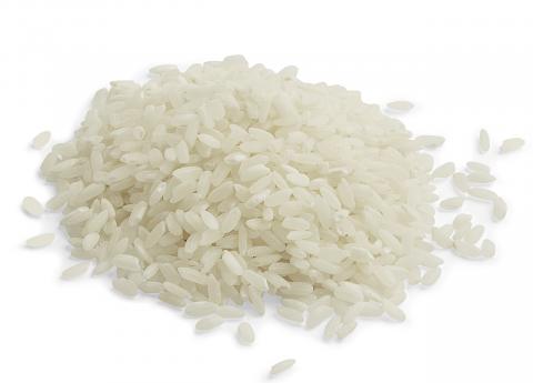 Vaalea pyöreäjyväinen, hiottu riisi