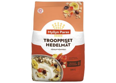 Myllyn Paras Trooppiset hedelmät täysjyvämysli 500g