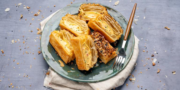 Cheddar-juustoruudut