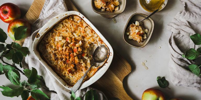 Omenainen riisiuunipuuro