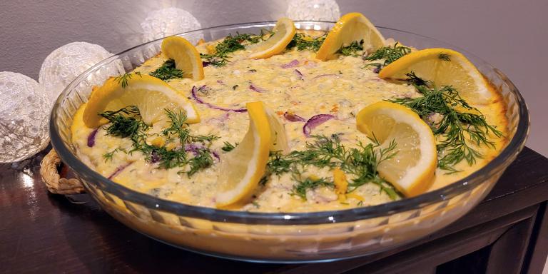 Jenna Saarilahden aura-lohipiirakka