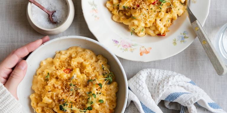Kurpitsa mac n cheese