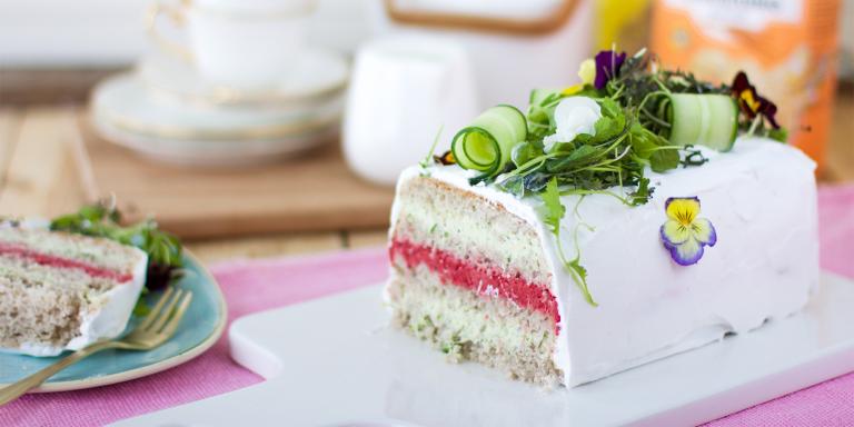 Vegaaninen voileipäkakku