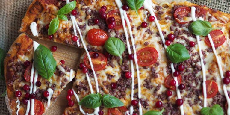 Rukiinen poropizza lappilaisittain