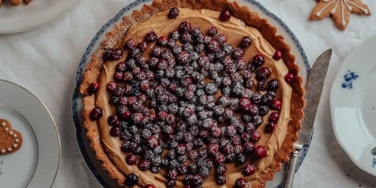 Piparoffee eli piparkakku-kinuskipiirakka