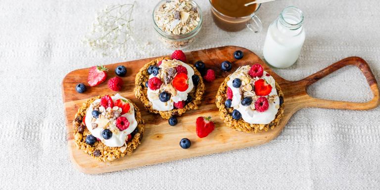 Pähkinäiset aamiaisleivokset