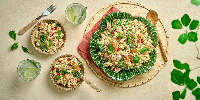 Helppo kanapastasalaatti piknikille