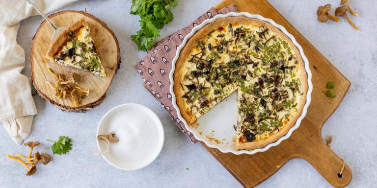 Suppilovahveropiirakka