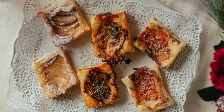 Upside down joulutortut