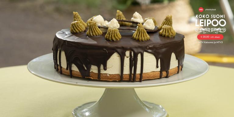 Koko Suomi leipoo Mitjan rahkapatukkakakku