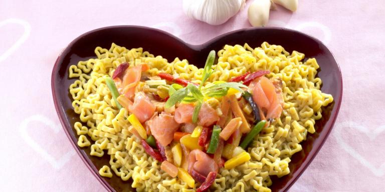 Sydän Makaronit ja Wikkelä Wokki