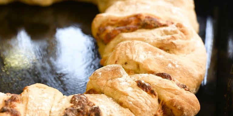 Kreikkalainen Fetatäyteleipä