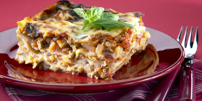 Lasagne jauhelihasta