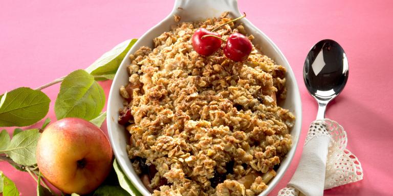 Omena-Kirsikka Kaurapaistos