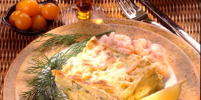 Katkarapulasagne tuorepastasta