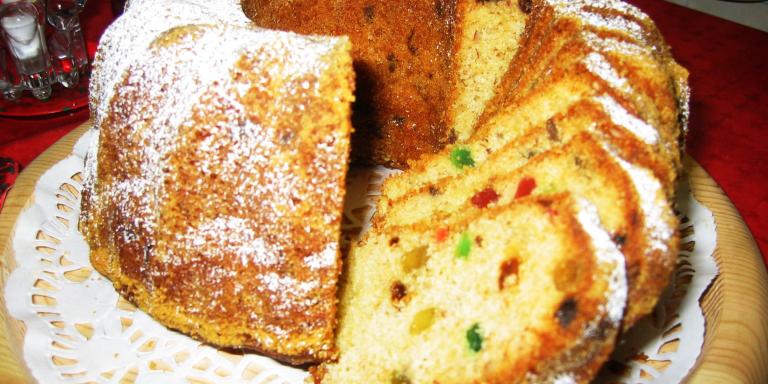 Sherry-Hedelmäkakku