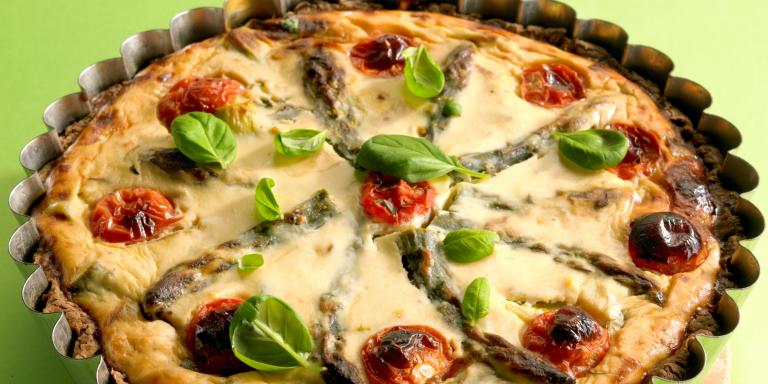 Parsapiirakka Ruispohjaan