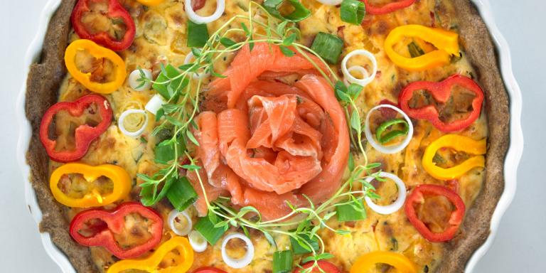 Rukiinen Savukalapiirakka