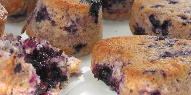 Mustikka-lesemuffinit