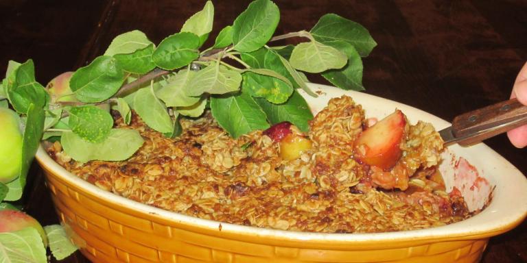 Omena-rommirusinakaurapaistos