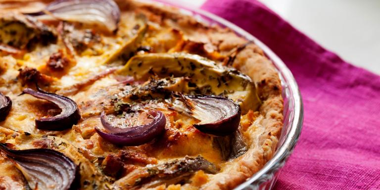 Avokado-broileripiirakka