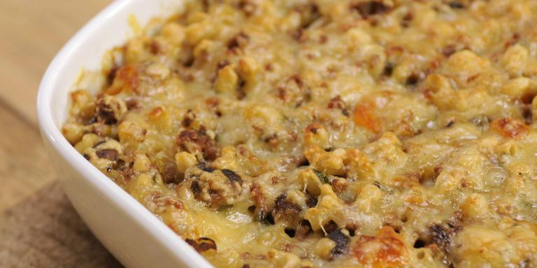 Siken liha-makaronilaatikko