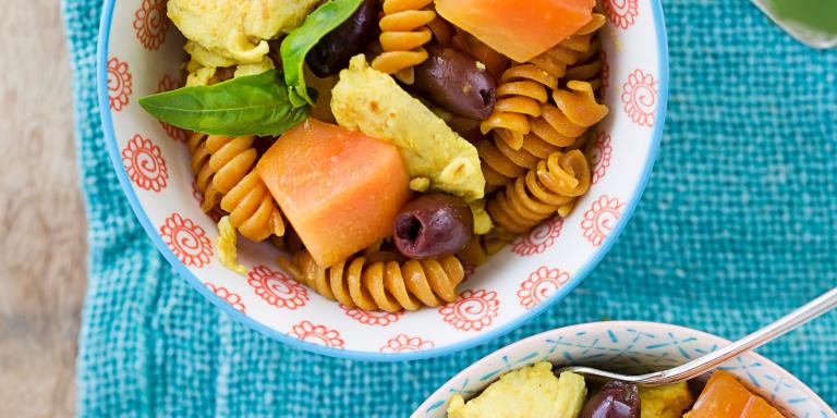 Papaija-Broileripasta