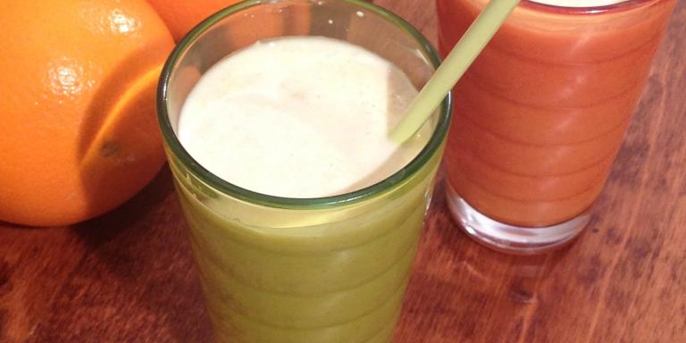 Piristävä appelsiinismoothie
