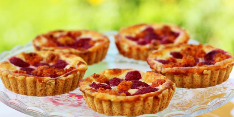 Rahkamarjapiiraset murotaikinasta