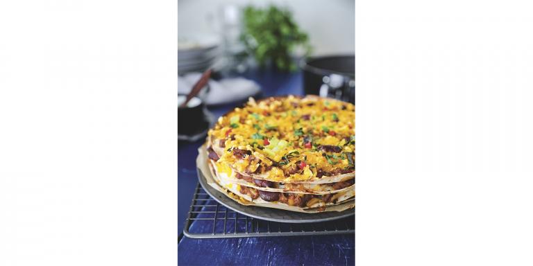 Kauratortillalasagne vaaka