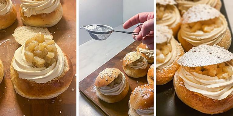 Päärynä laskiaispullat